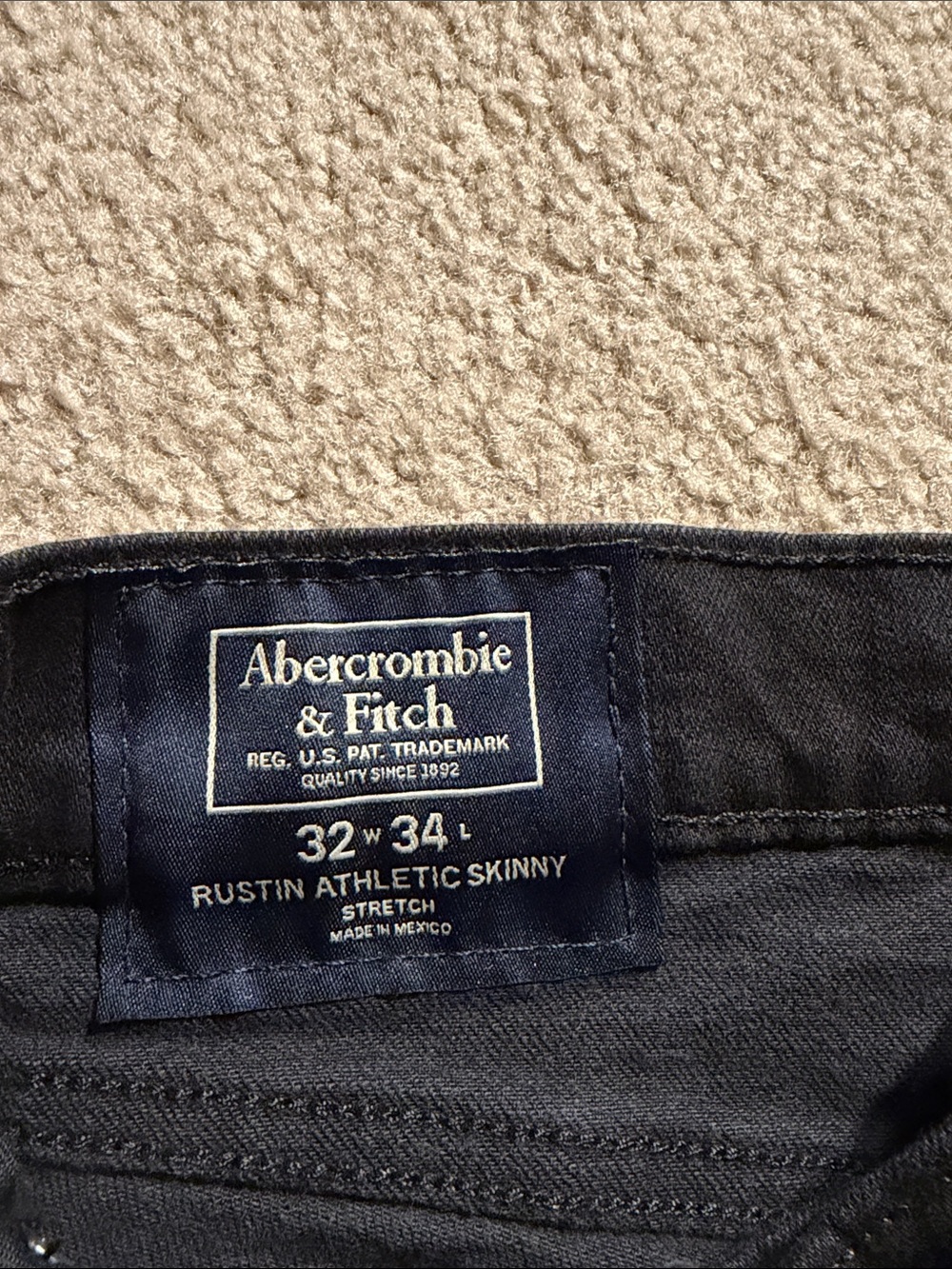 Abercrombie & Fitch Men's Skinny Jeans - Black